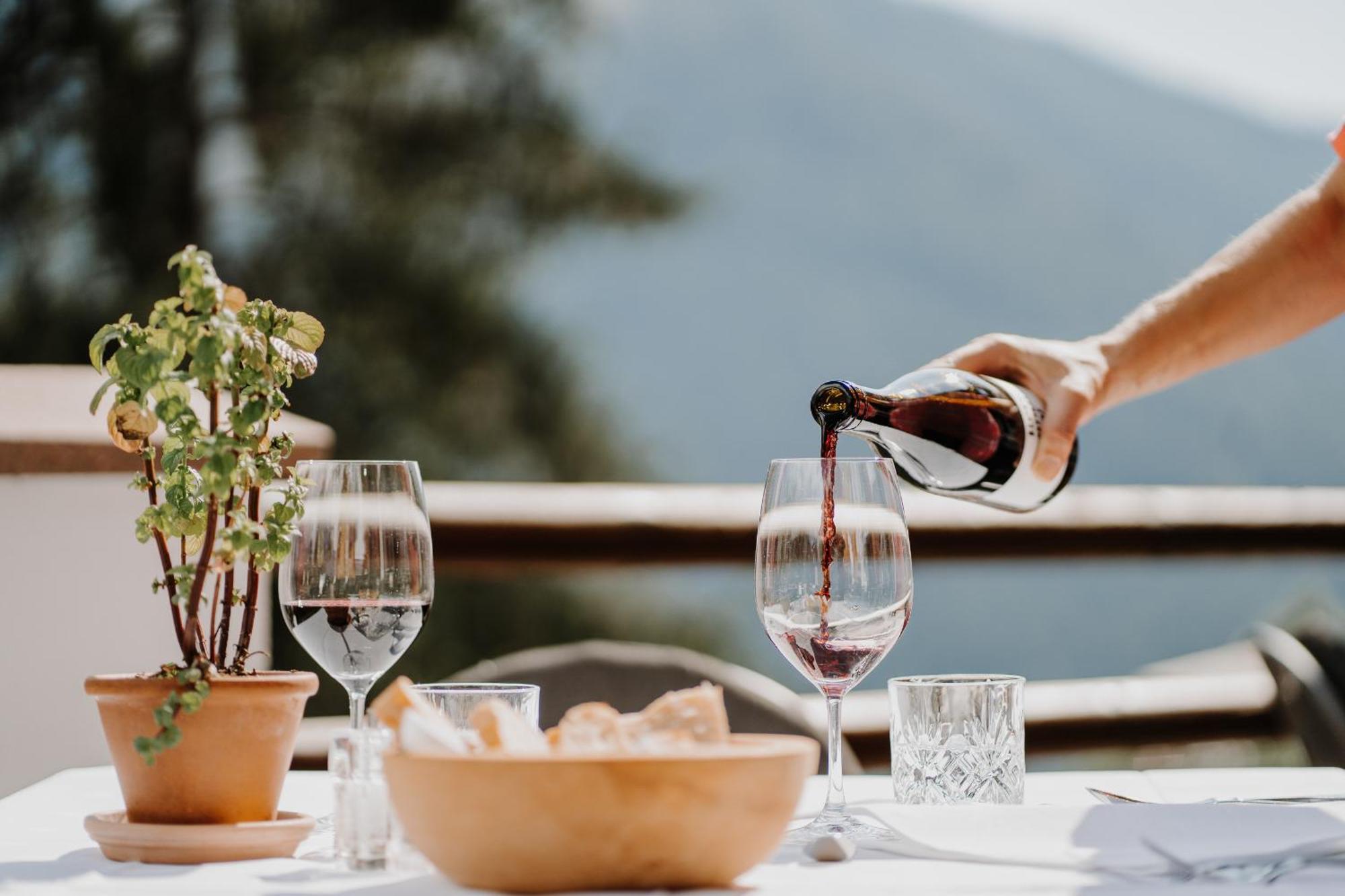 Hotel Berghaus Rosengarten Welschnofen Buitenkant foto
